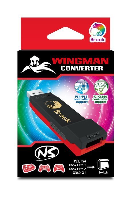 BROOK Wingman NS 超級轉接器｜支援PS5/PS4/XONE/X360手把轉接Switch🔥玩家推薦神器