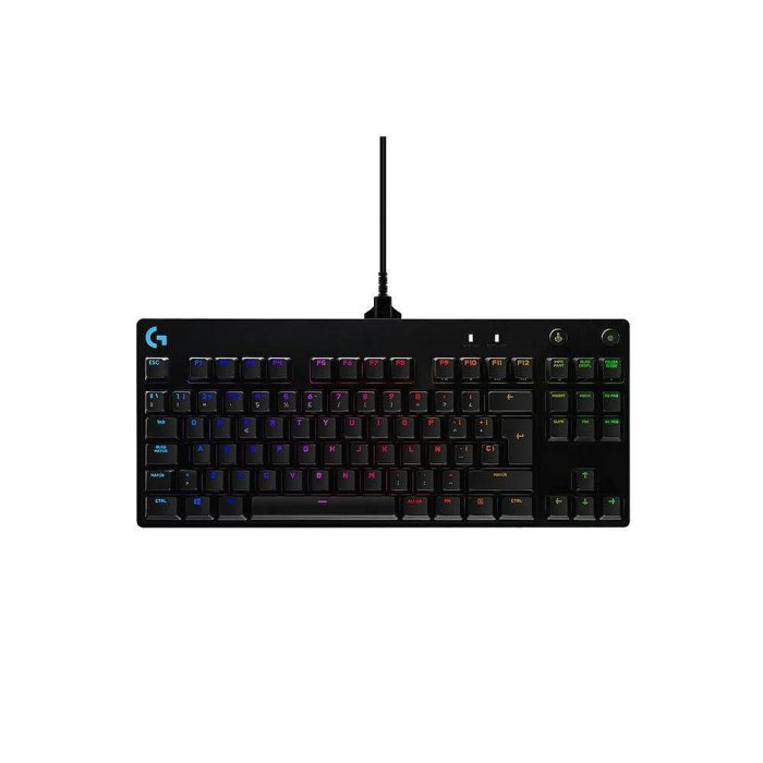 【LOGITECH 羅技】G PRO 職業級青軸 V2 機械式電競鍵盤｜全新品現貨｜競技首選